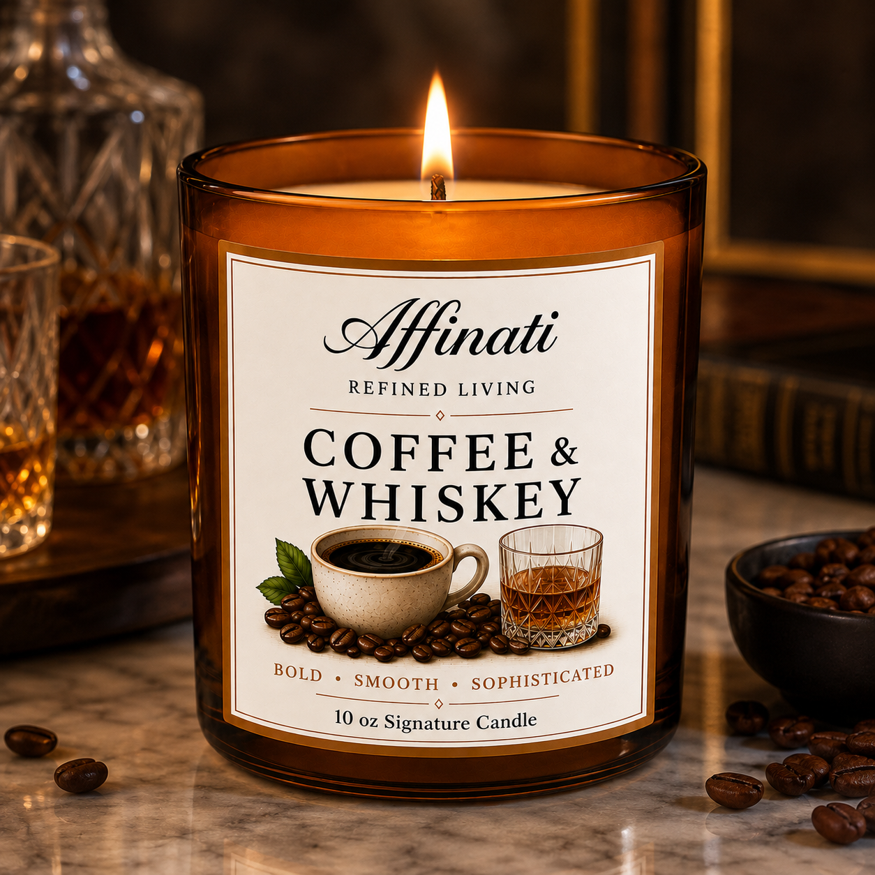 Haselnusskaffee Signature-Kerze