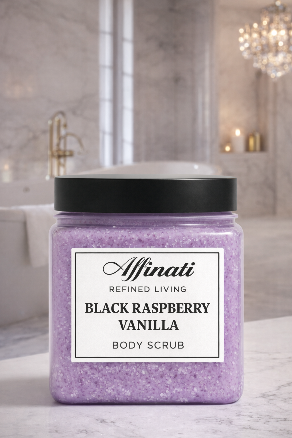 Esfoliante Corporal Sonho de Lavanda 64 oz | Esfoliante de Sal Batido