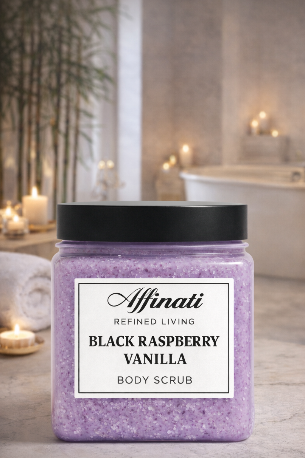 Esfoliante Corporal Sonho de Lavanda 64 oz | Esfoliante de Sal Batido