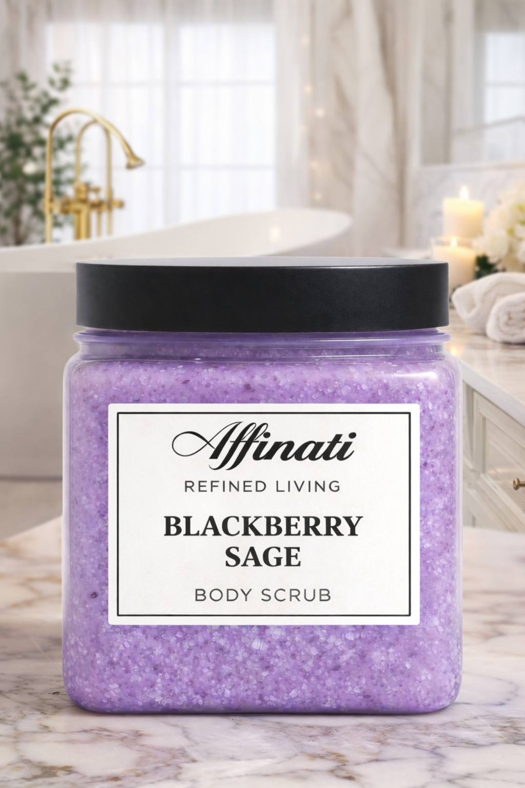 Lavendel Dröm Kroppsskrubb 64 oz | Vispad Salt Skrubb