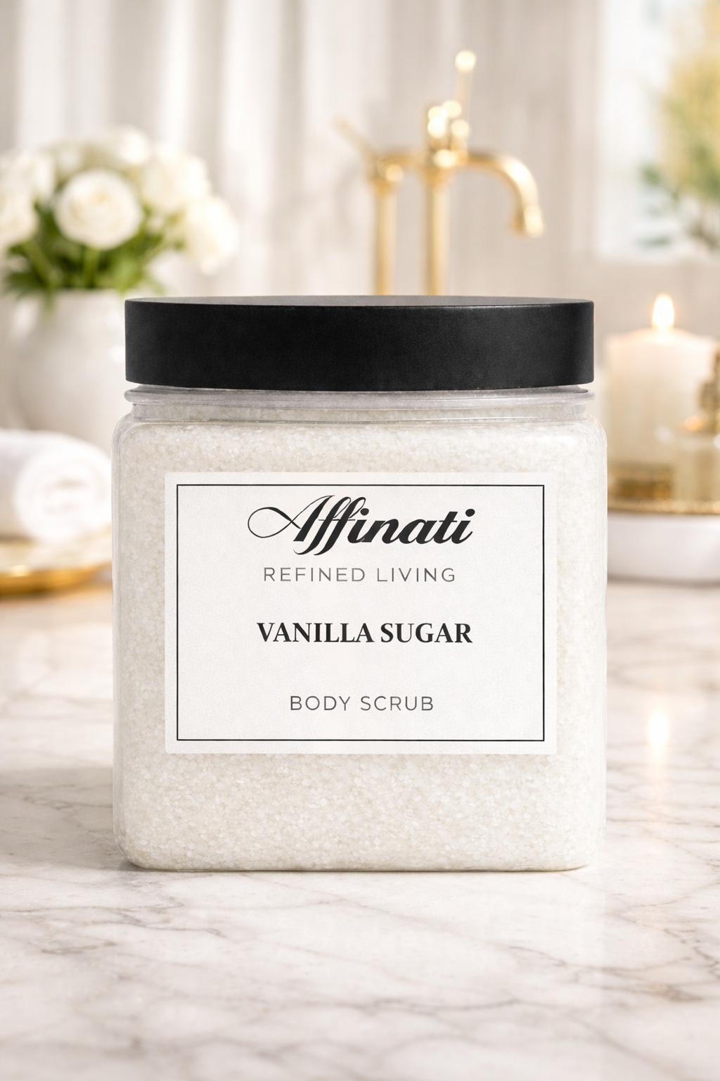 Vanilla Sugar Body Scrub 64 oz | Whipped Salt Scrub