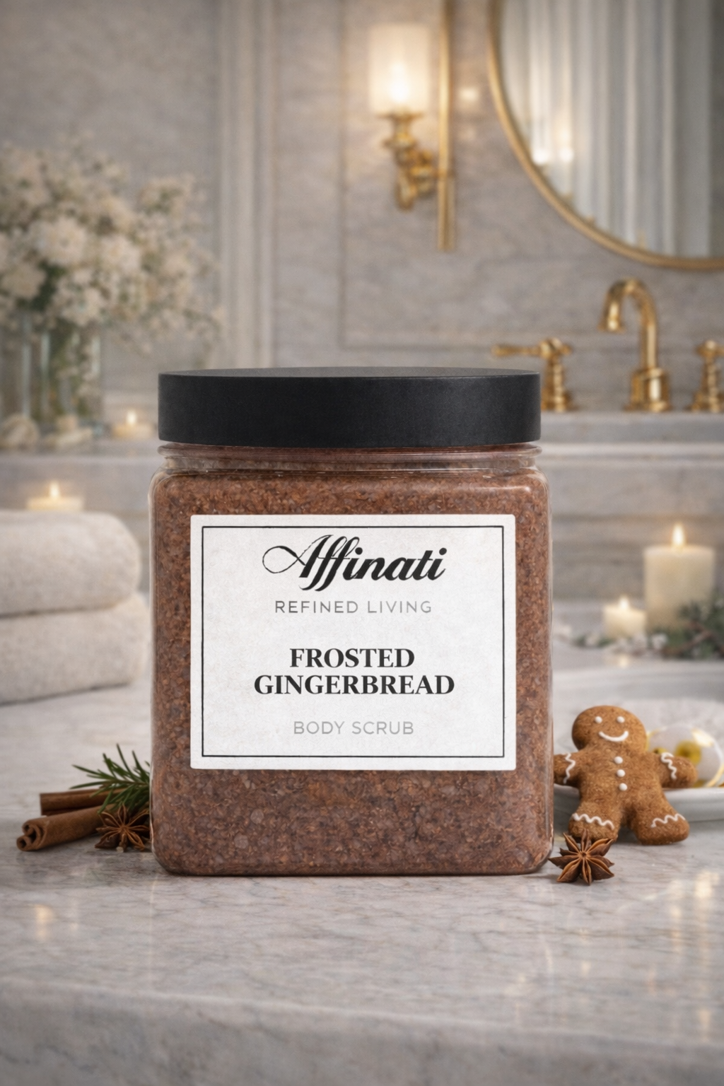 Kaffebønner Kroppsskrubb 64 oz | Pisket Salt Skrubb