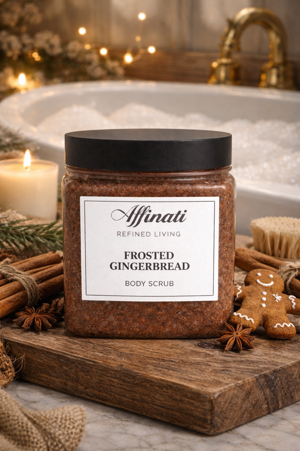 Kaffebønner Kroppsskrubb 64 oz | Pisket Salt Skrubb