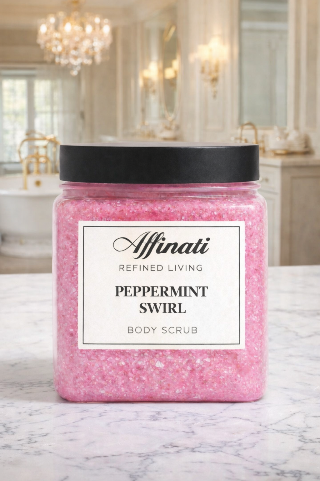 Esfoliante Corporal Champagne Toast 64 oz | Esfoliante de Sal Batido