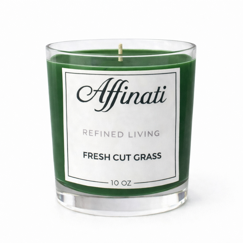 Frisch geschnittenes Gras Originalkerze