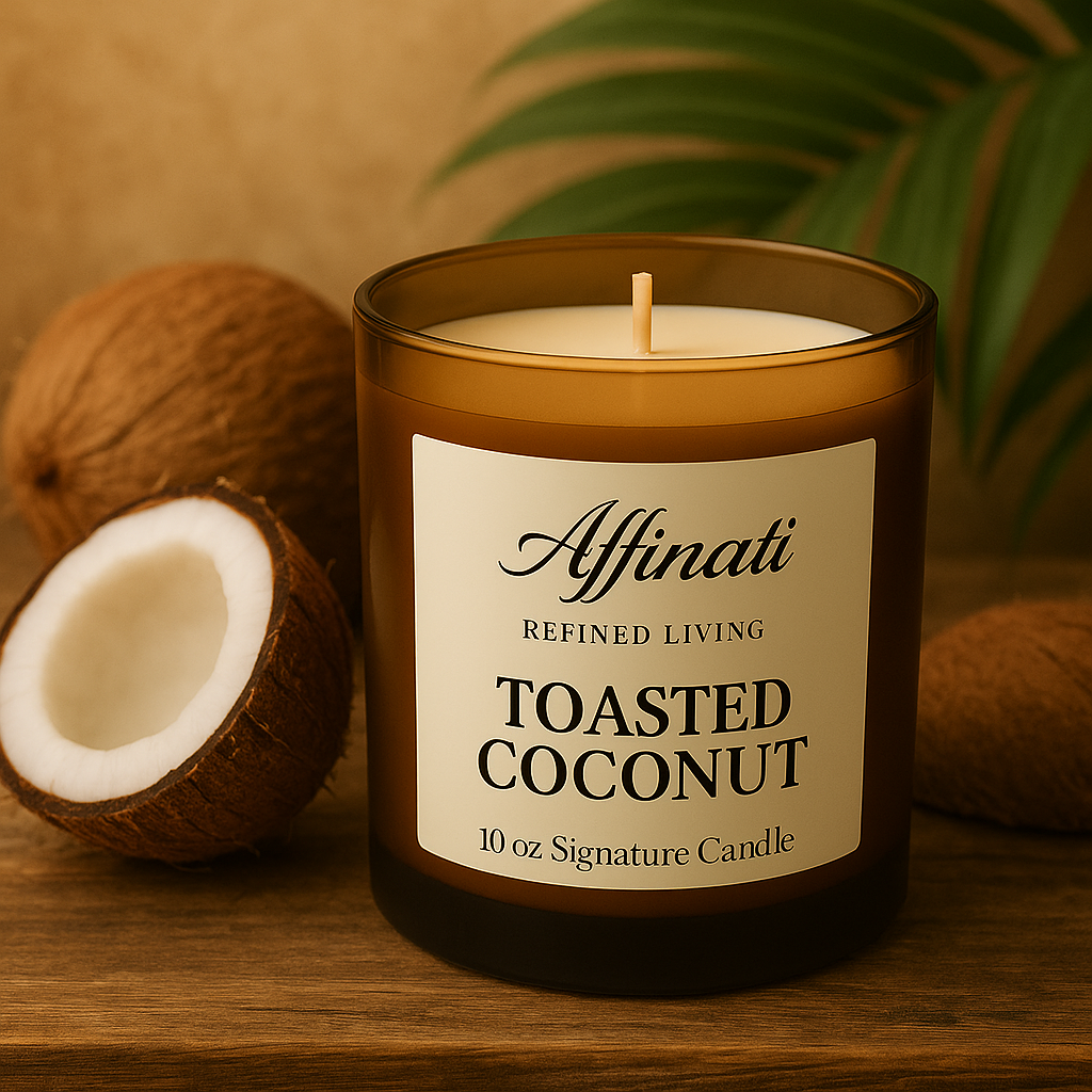 Toasted Coconut Signature Candle - Affinati