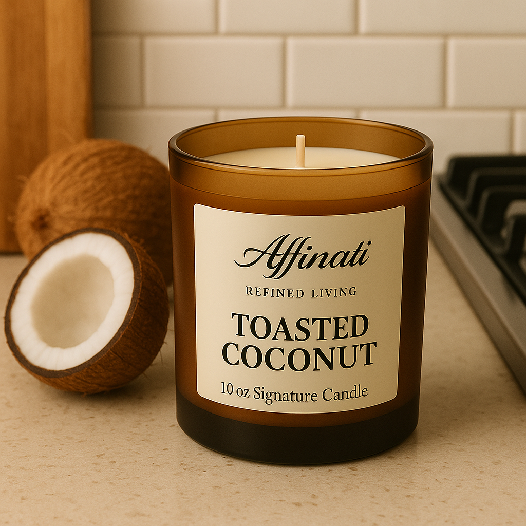 Toasted Coconut Signature Candle - Affinati