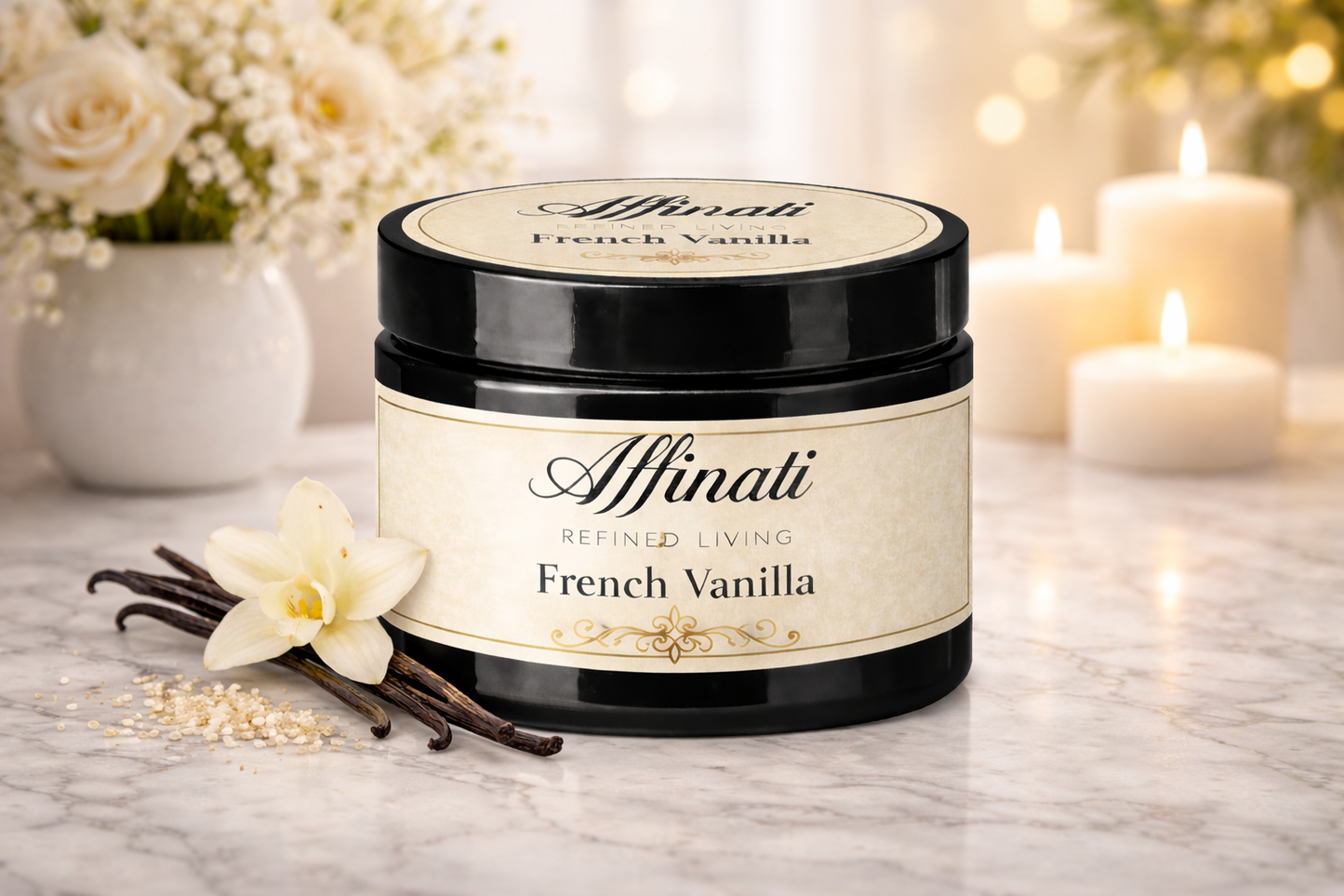 Crema facial de vainilla francesa de lujo – Hidratación profunda