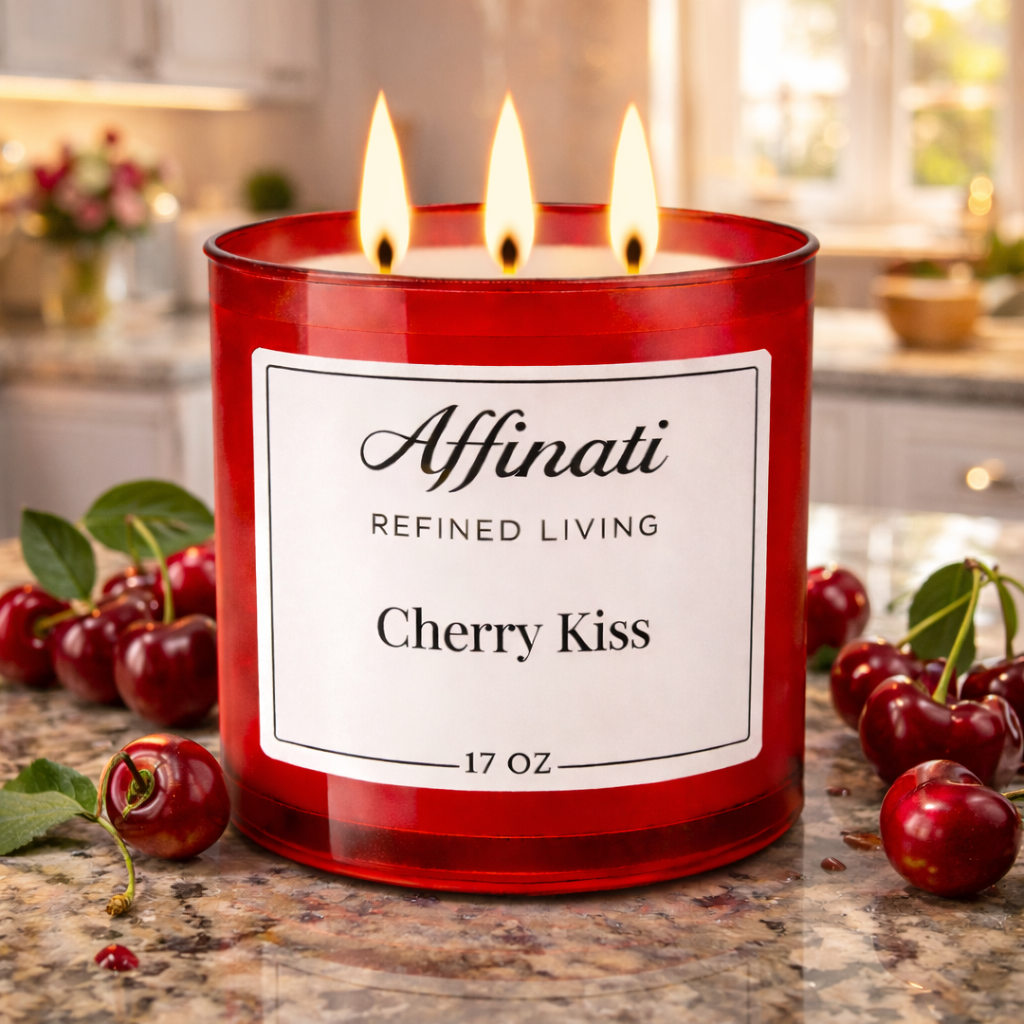 3-Wick Cherry Kiss Candle - Affinati
