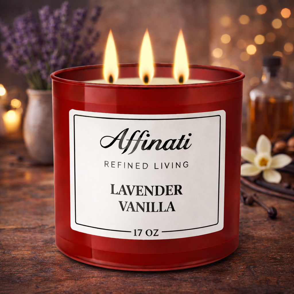 3芯キャンドル☆ラベンダーバニラ☆3-Wick Candle Amazon.co.jp: フレンチラベンダーバニラ3芯香り付きキャンドル | 15.5