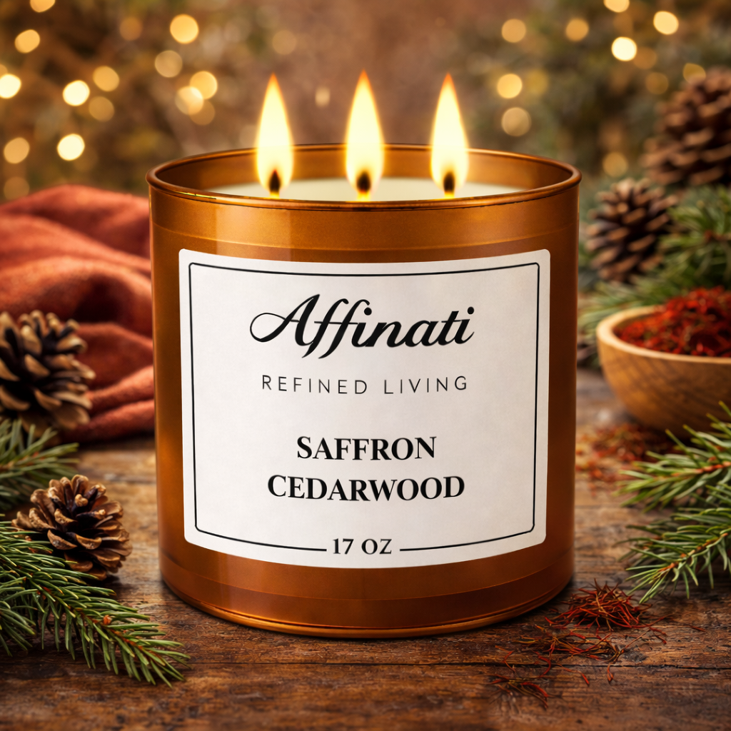 3-veke safran sedertre lys