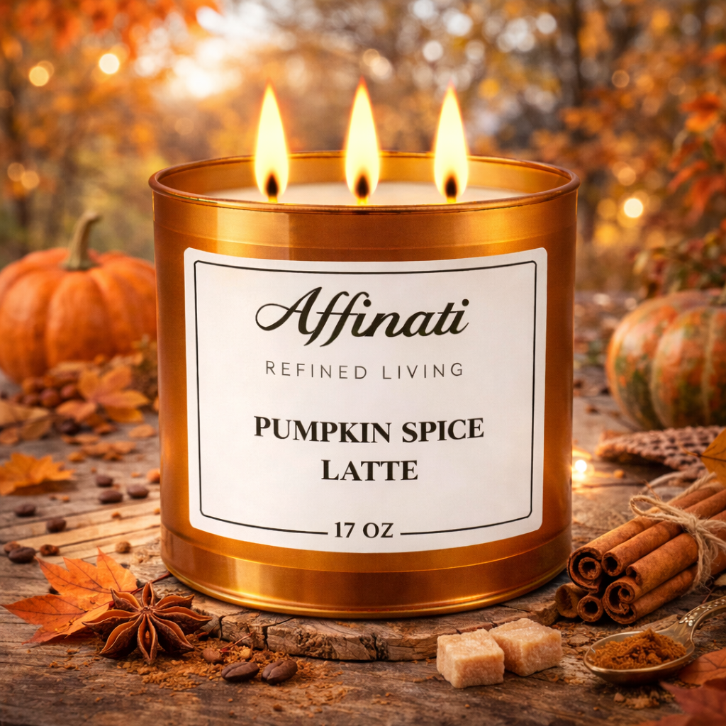 3-심지 호박 향 라떼 캔들