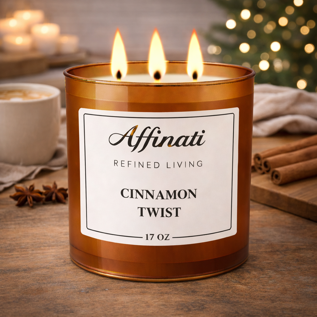 3ウィックバニラシュガーキャンドル