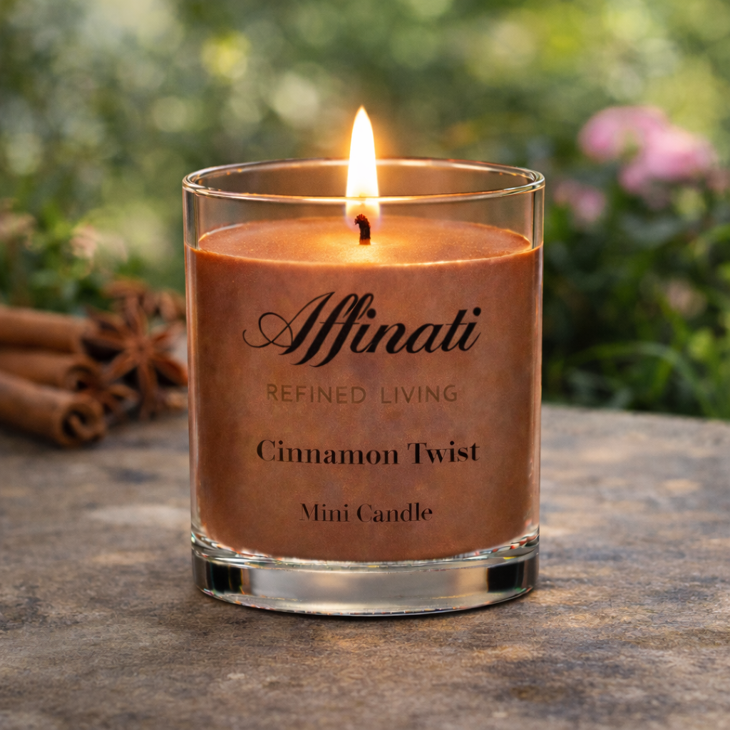 肉桂扭结迷你蜡烛