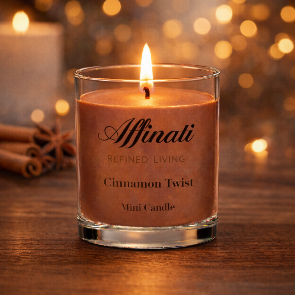 肉桂扭结迷你蜡烛