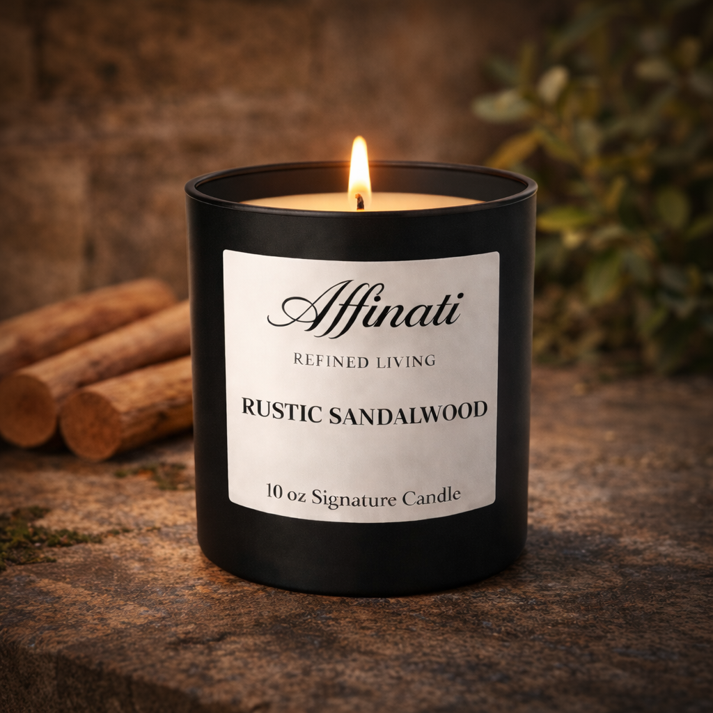 Rustikk Sandeltre Signaturlys