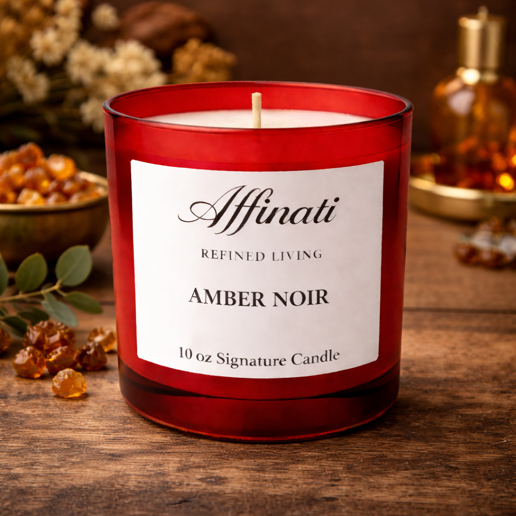 شمعة العنبر الأسود المميزة