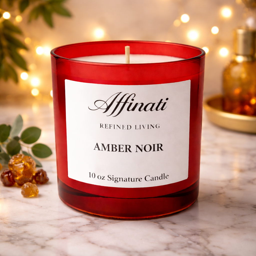 شمعة العنبر الأسود المميزة