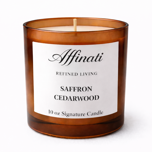 Saffron Cedarwood Signature Candle