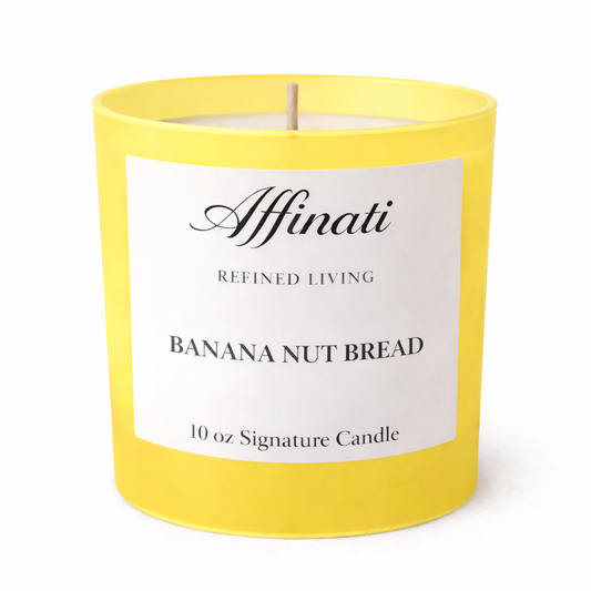 नींबू बूंद हस्ताक्षर मोमबत्ती