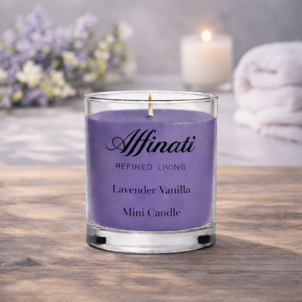 Mini świeca lawendowo-waniliowa