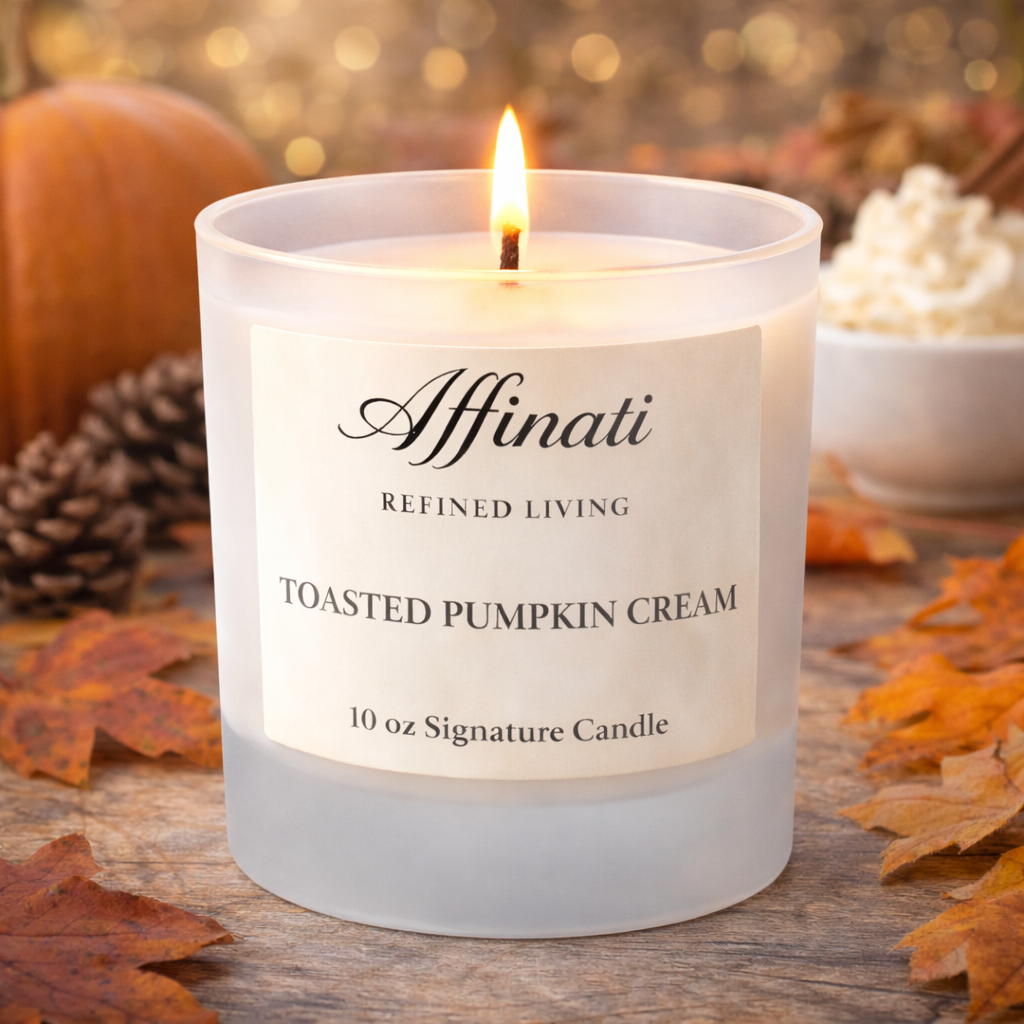 Ristet Gresskar Krem Signatur Duftlys