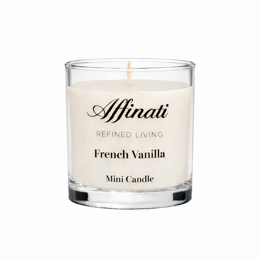 شمعة صغيرة بنكهة الفانيليا الفرنسية
