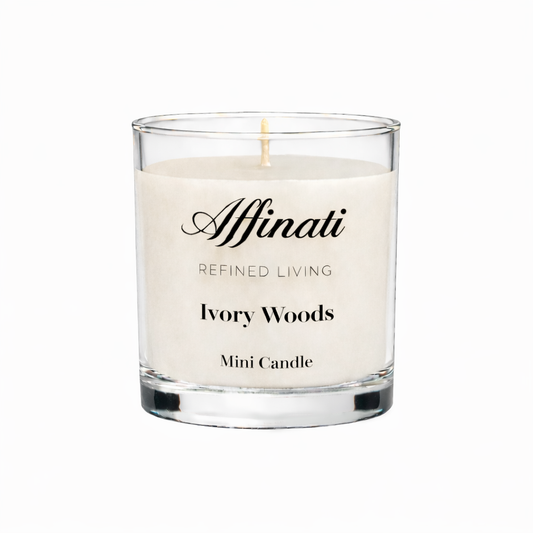 شمعة صغيرة من إيفوري وودز