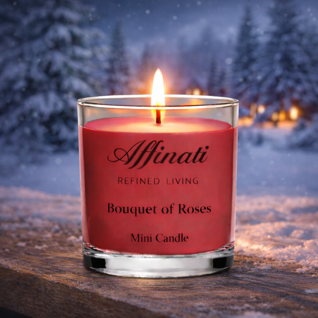 장미 꽃다발 미니 캔들
