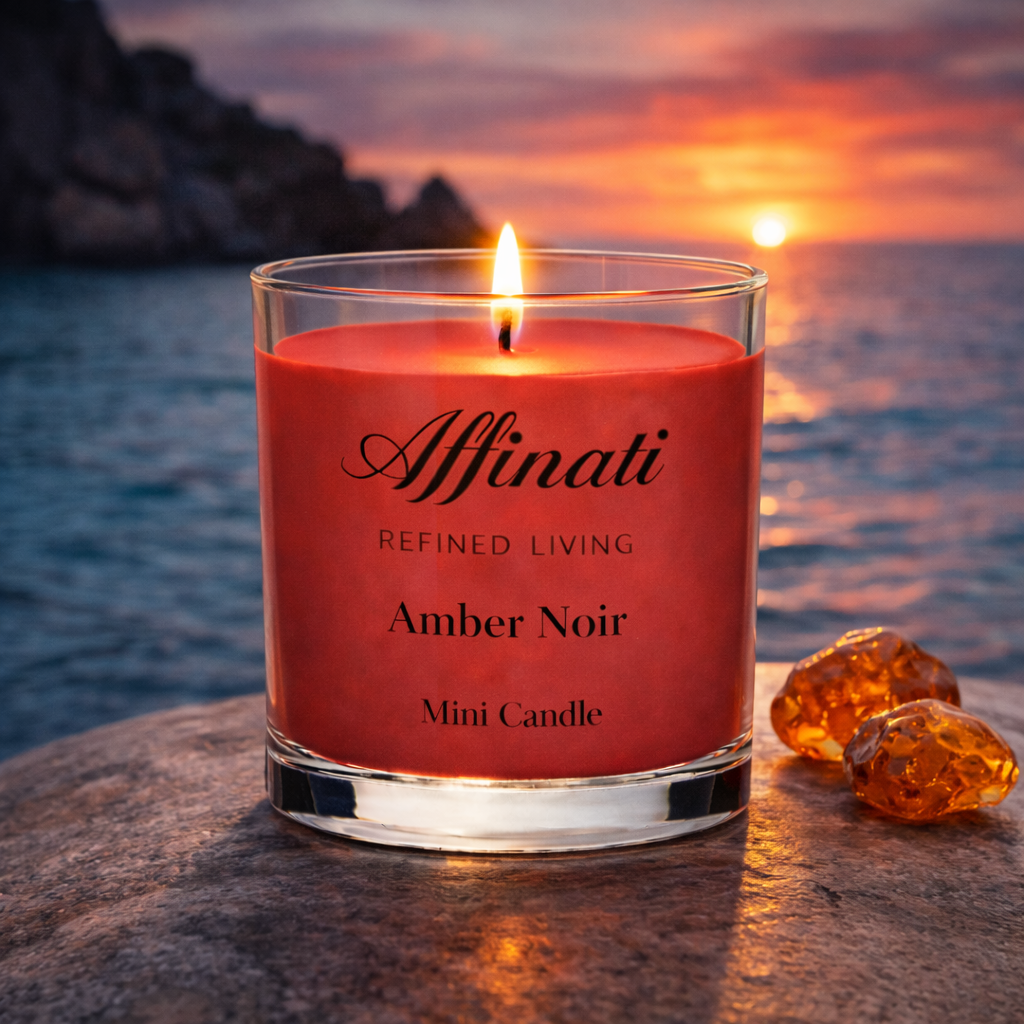 Mini świeca Amber Noir