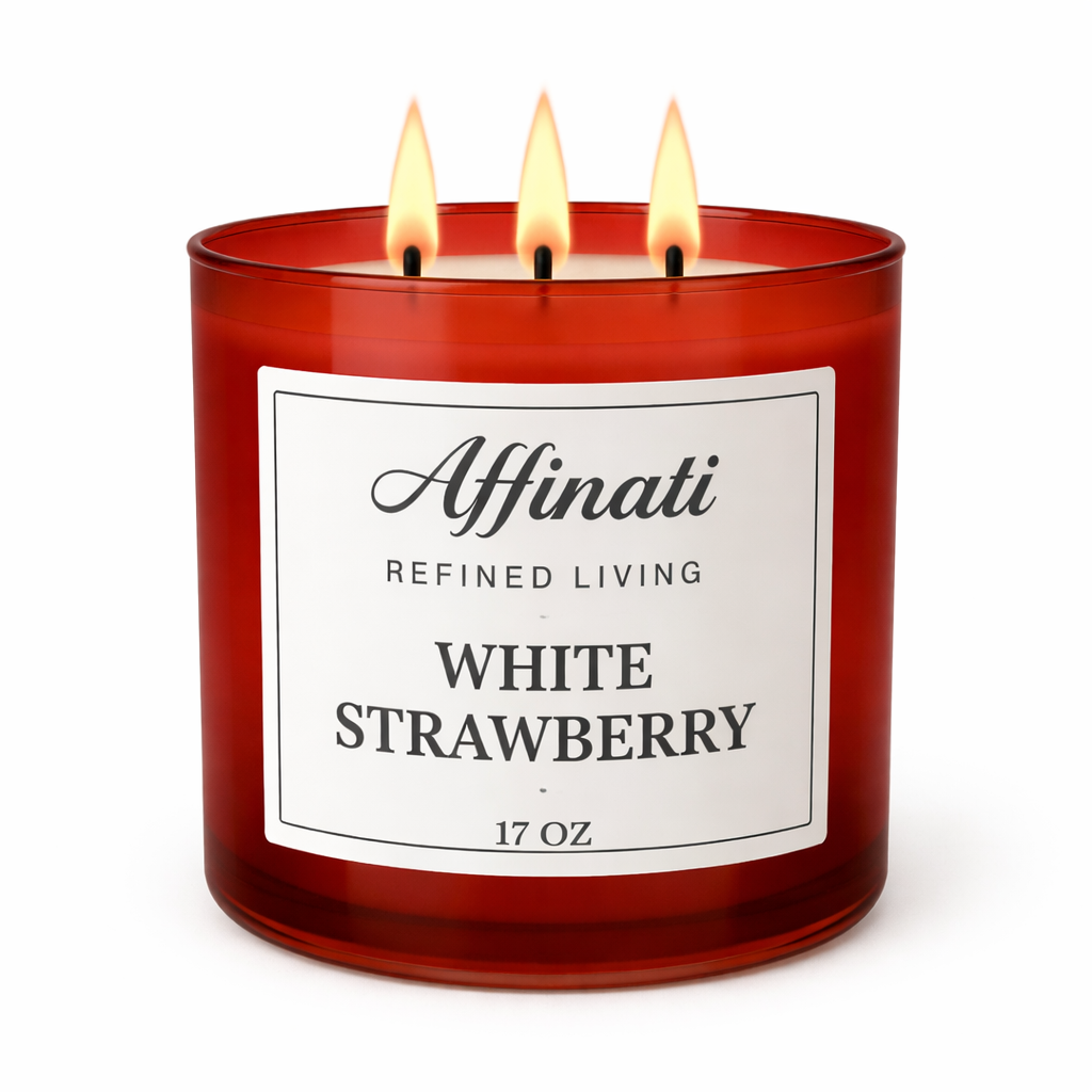 Świeca 3- Knotowa Cherry Noir