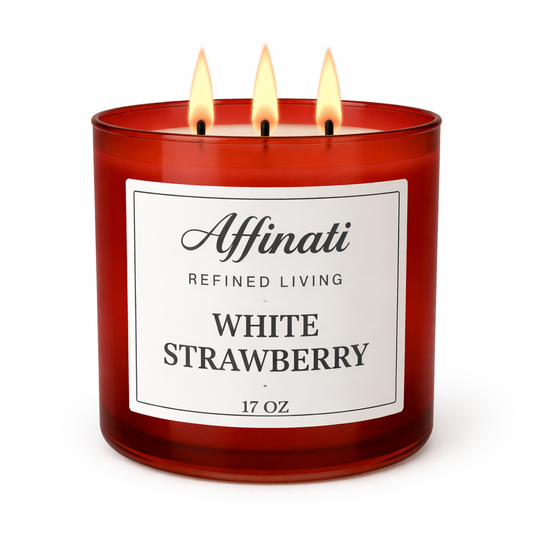 3-Docht Kirsch Noir Kerze