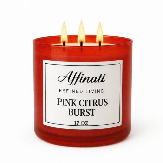 3-Docht Kirsch Noir Kerze