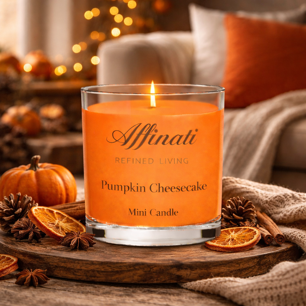 Mini świeca sernikowa o smaku dyni