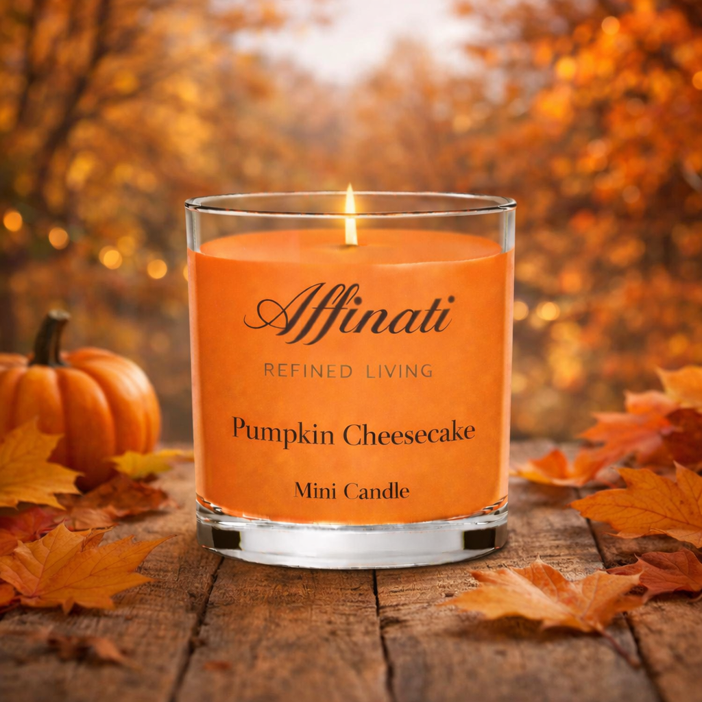 Mini świeca sernikowa o smaku dyni
