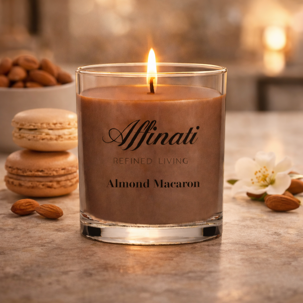 杏仁马卡龙迷你蜡烛