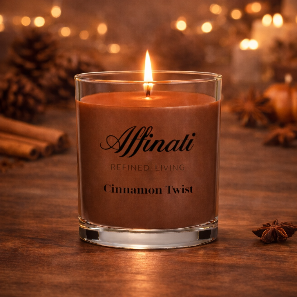 肉桂扭结迷你蜡烛