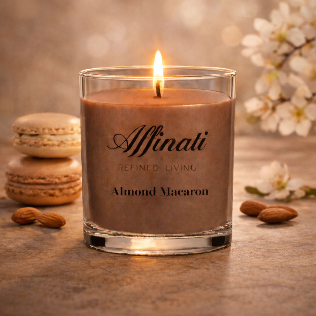 杏仁马卡龙迷你蜡烛