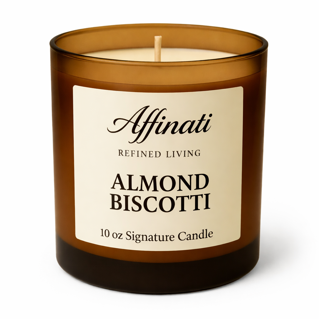 Lumânare Semnătură Lemn de Mahon și Teak