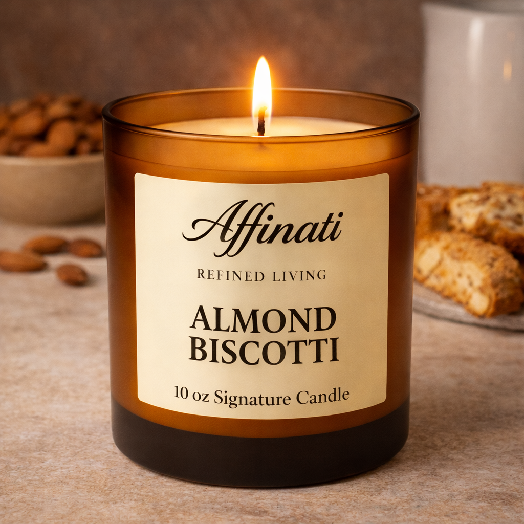 Lumânare Semnătură Lemn de Mahon și Teak