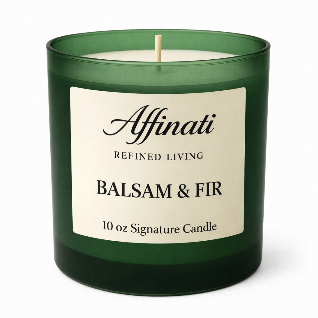 شمعة توقيع الأوكالبتوس والصنوبر