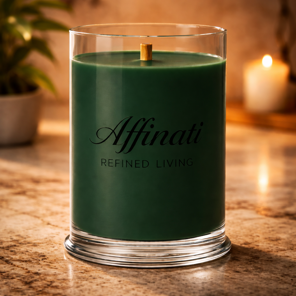 Applewood Luxe dřevěná knotová svíčka – luxusní 21 oz sójová směs | Affinati