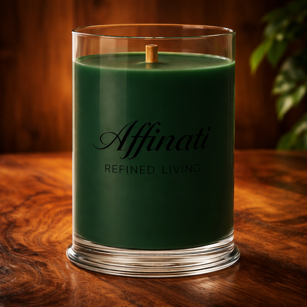 Applewood Luxe dřevěná knotová svíčka – luxusní 21 oz sójová směs | Affinati