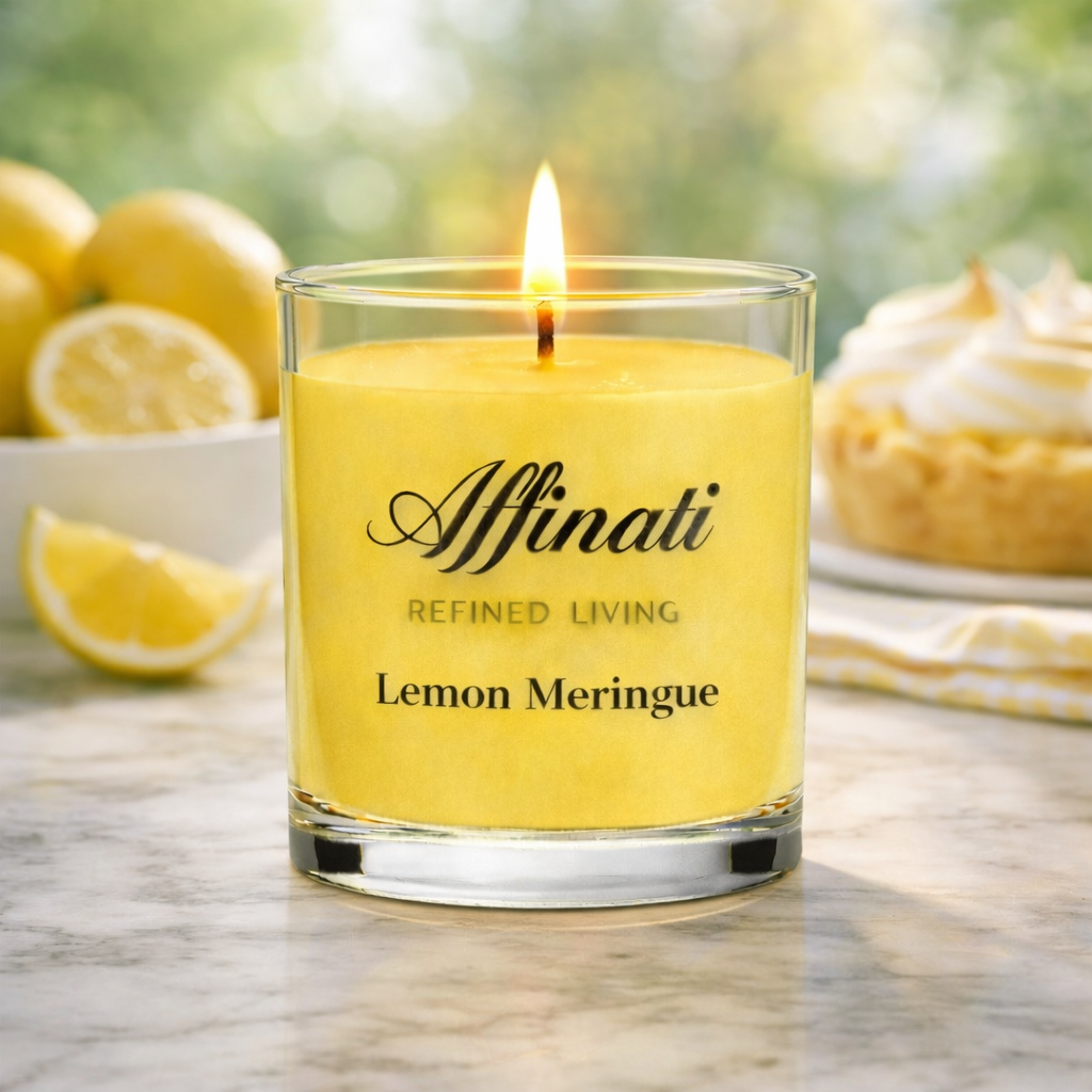 柠檬蛋白霜迷你蜡烛