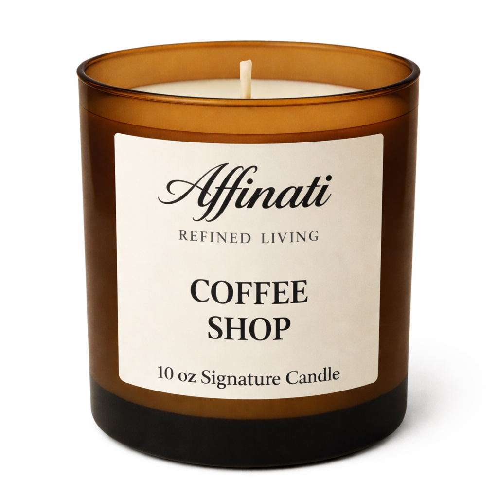 شمعة توقيع مقهى