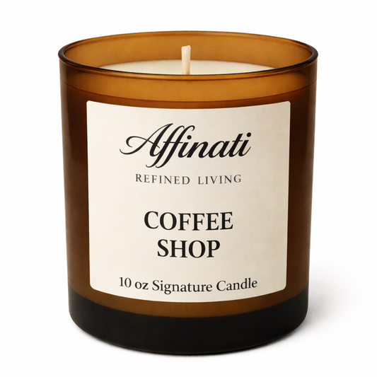 Kahvilan allekirjoituskynttilä