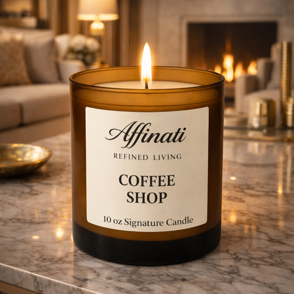 شمعة توقيع مقهى