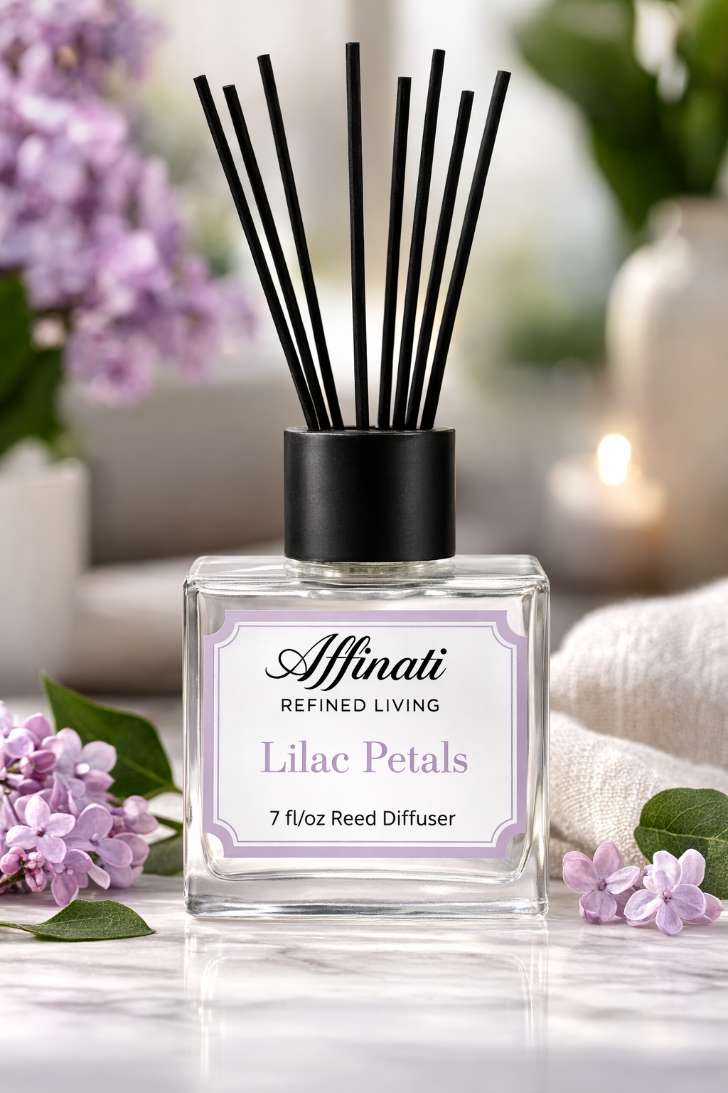 Lilac Petals Reed Diffuser - Affinati