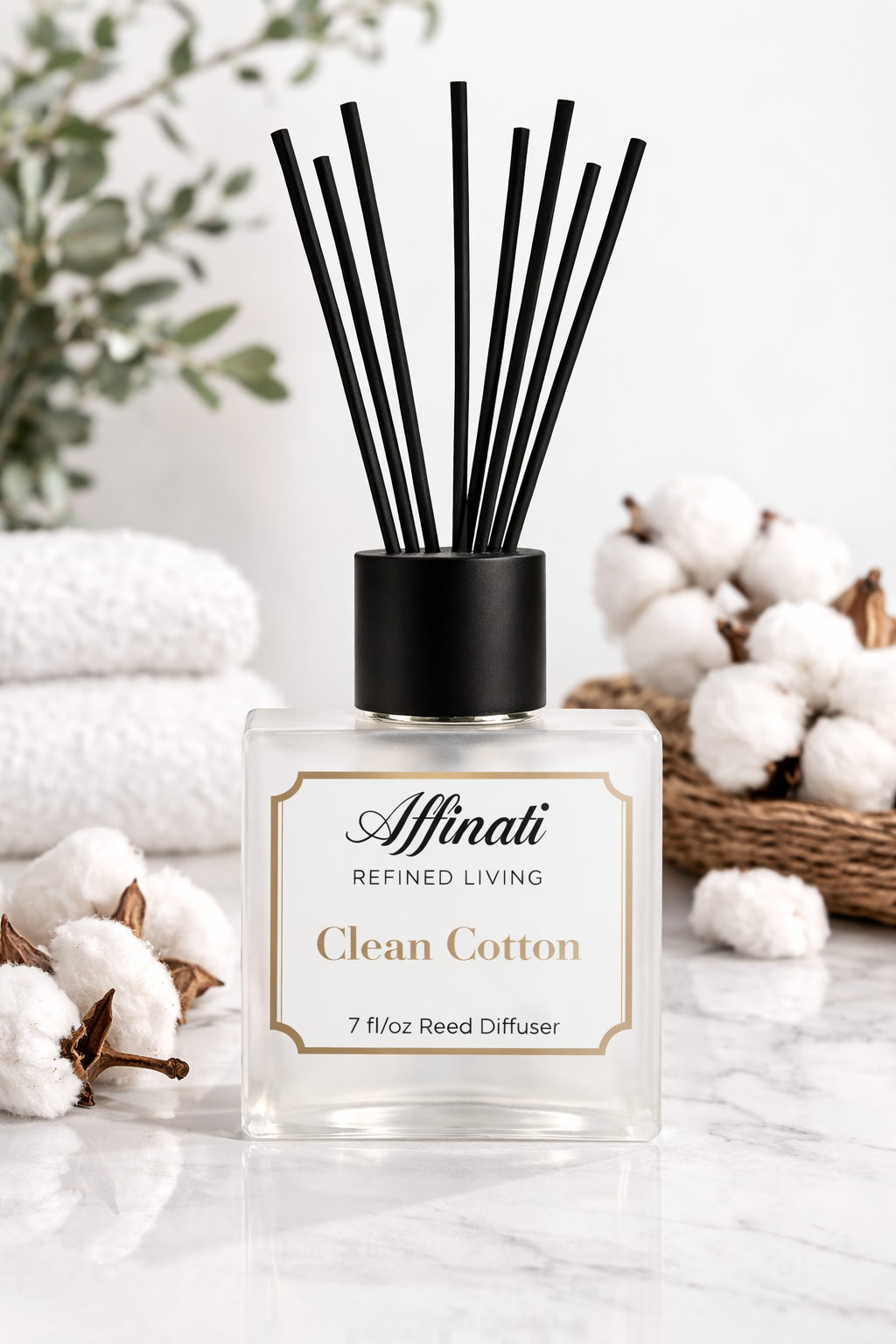 Clean Cotton Reed Diffuser - Affinati