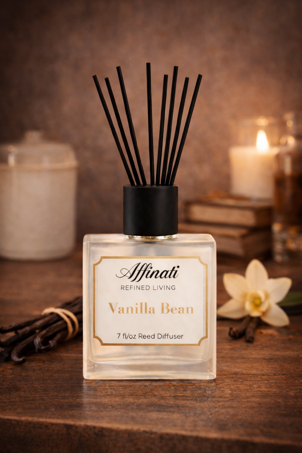 Diffuseur à bâtonnets de vanille